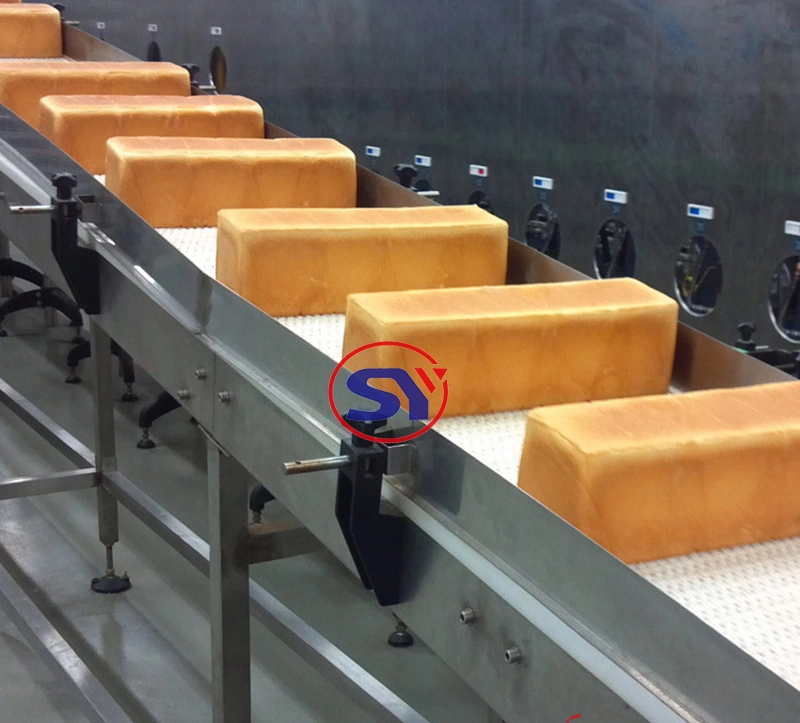 Anti-Bacterial Hygeian Food PU/PVC/Rubber Belt Conveyor for Bread Biscuit Cake