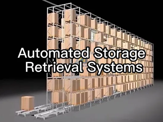 Sistema de coleta de recuperação de armazenamento automatizado personalizado Design OEM profissional Mini Load Warehouse Asrs (sistema de recuperação de armazenamento automático)